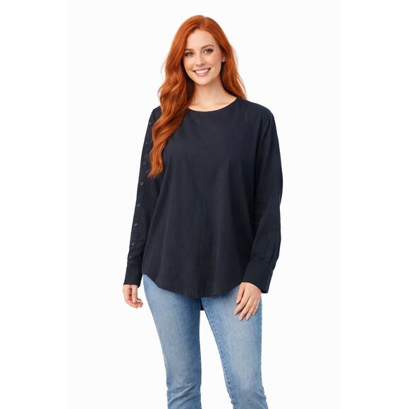Roucha Dresses & Skirts - Roucha Navy Blue Shirt